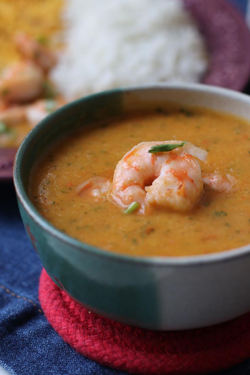 Bisque de camarão